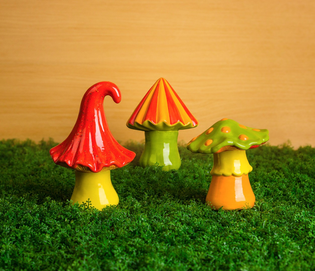 Ceramic Bisque Curly Mushroom (Example)