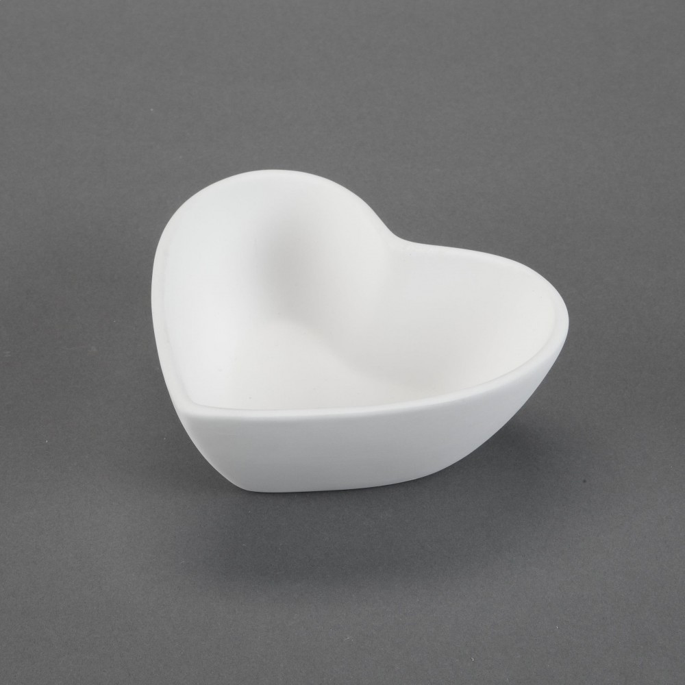 Small Heart Bowl (Bisque)