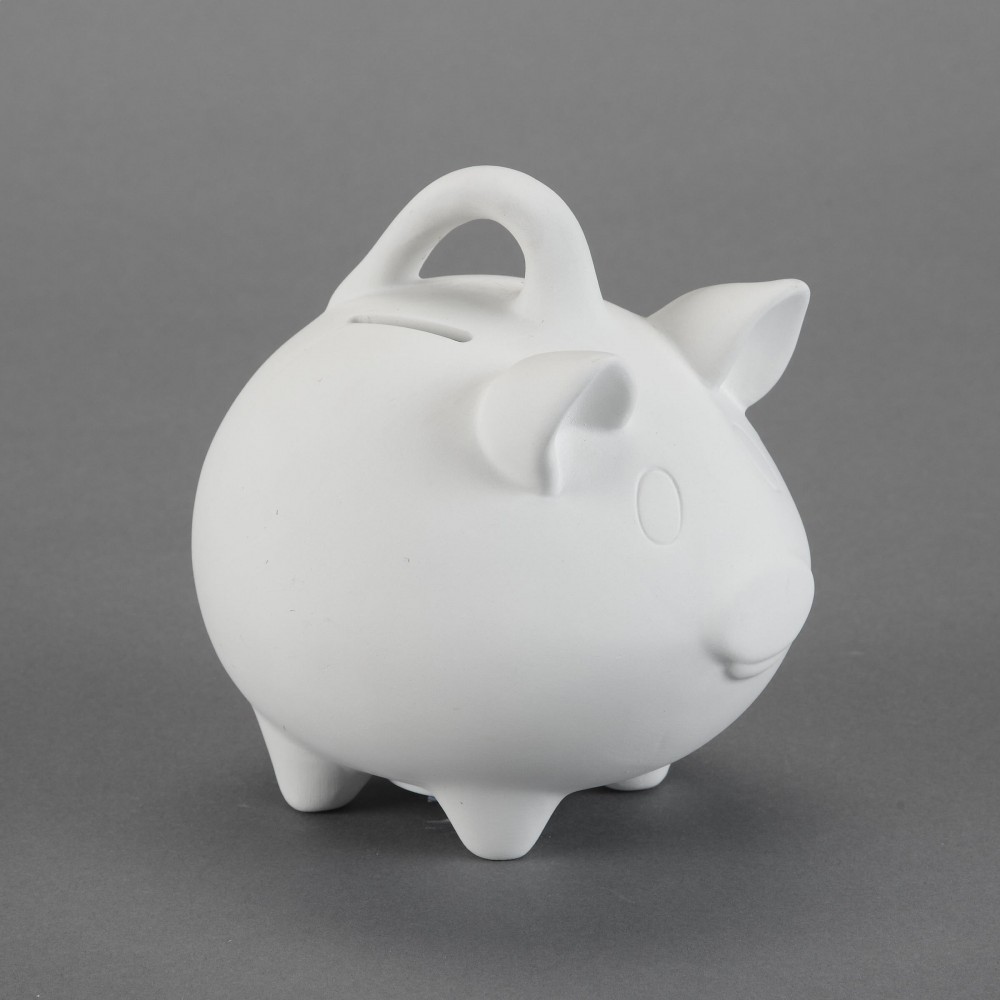 Small Piggy Bank (Bisque)